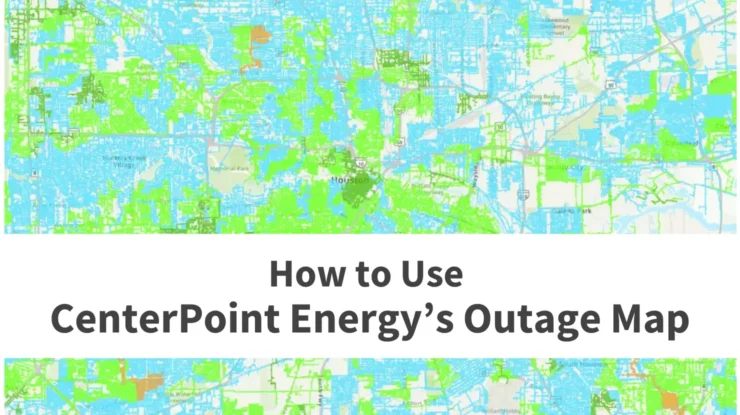 hot to use centerpoint outage map
