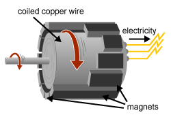 electric generator diagram