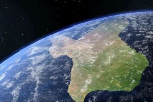 map of texas from space showing how big it is