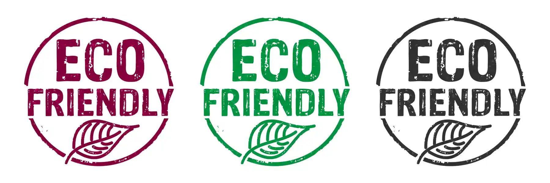 eco friendly labels show products that don't harm the environment
