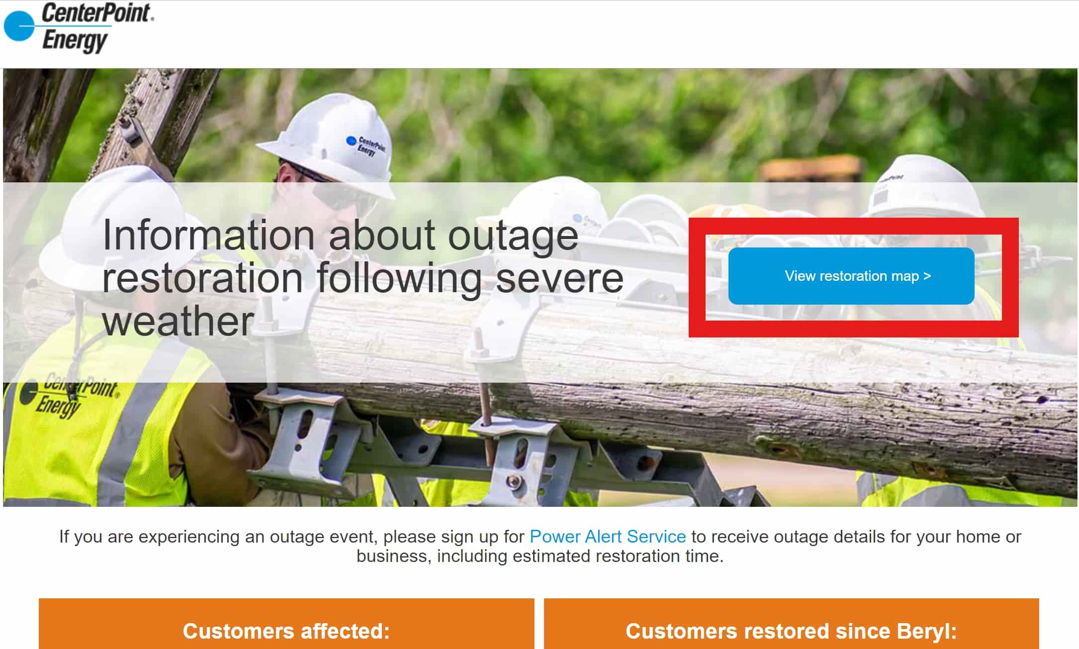 Centerpoint Energy Outage Map When Will Power Be Back On?