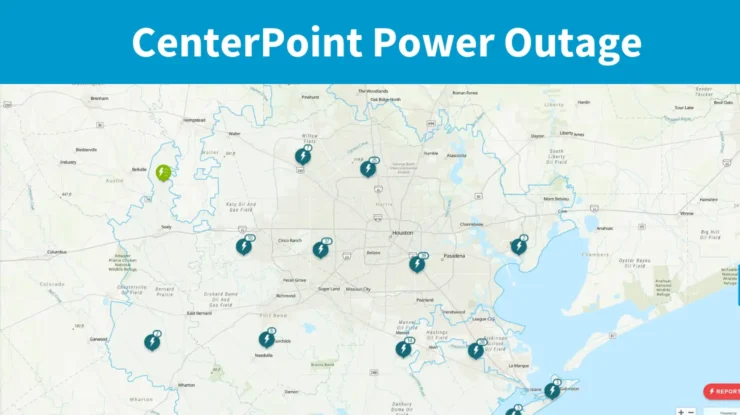 CenterPoint Power outage map and tracker