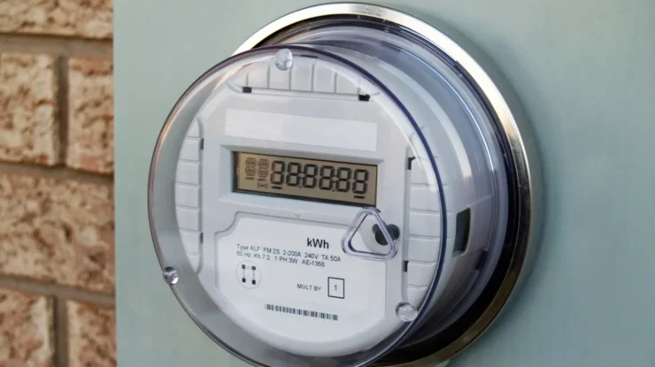 picture of a smart meter for electricity