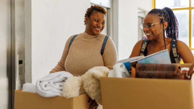 moving into college apartment
