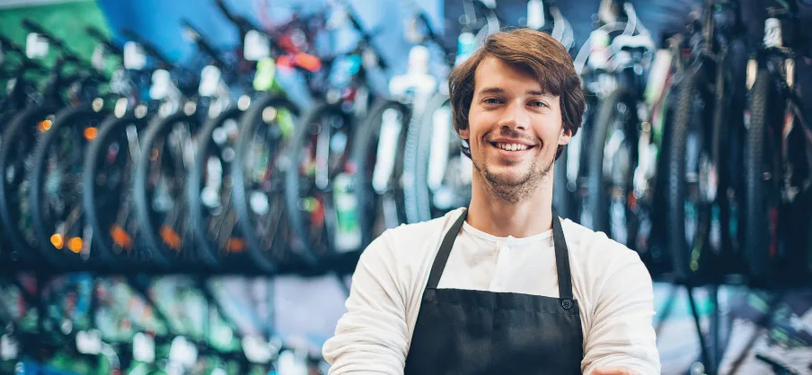 small business owner evaluating electricity plan options